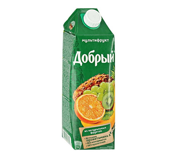 Нектар 1л Добрый Мультифрукт Нектар 1л Добрый Мультифрукт