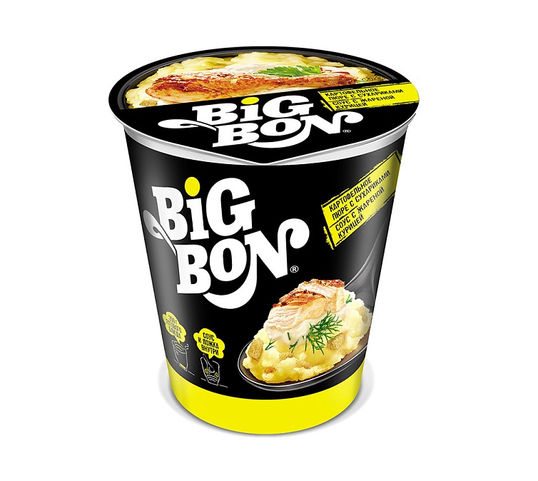 Пюре картофельное 60г Big Bon курица Пюре картофельное 60г Big Bon курица