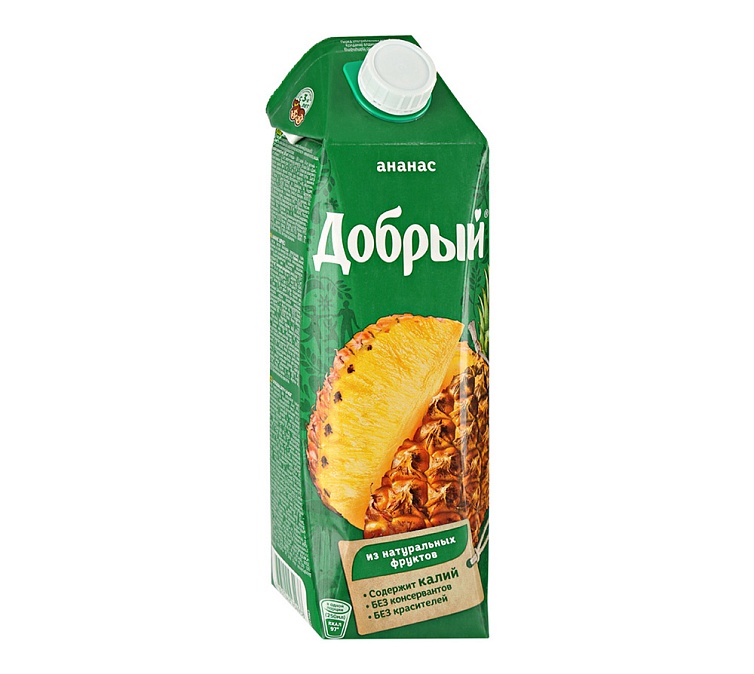 Нектар 1л Добрый Ананасовый Нектар 1л Добрый Ананасовый