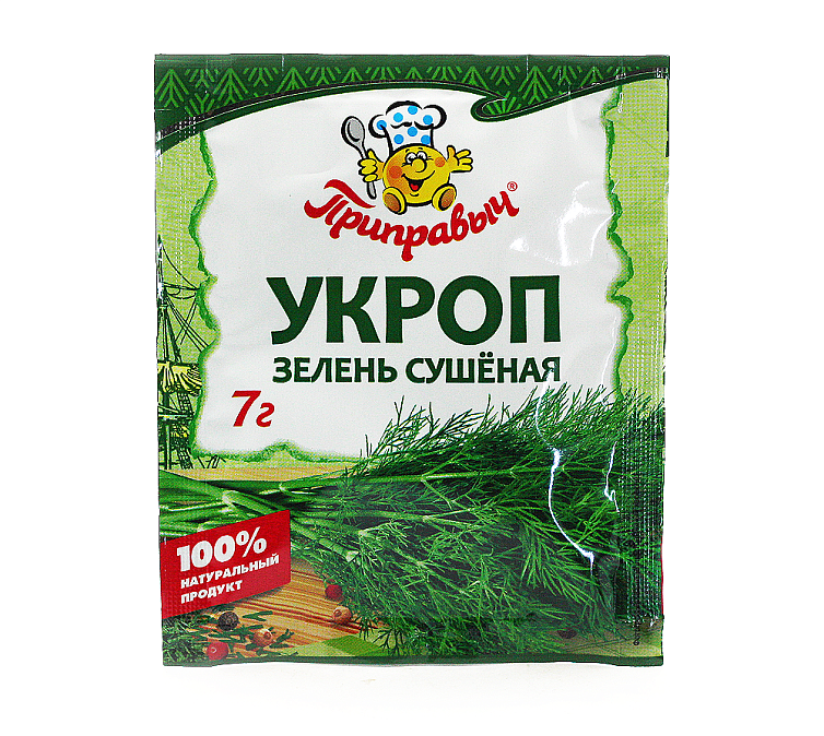 Укроп 7г Приправыч зелень сушеная Укроп 7г Приправыч зелень сушеная
