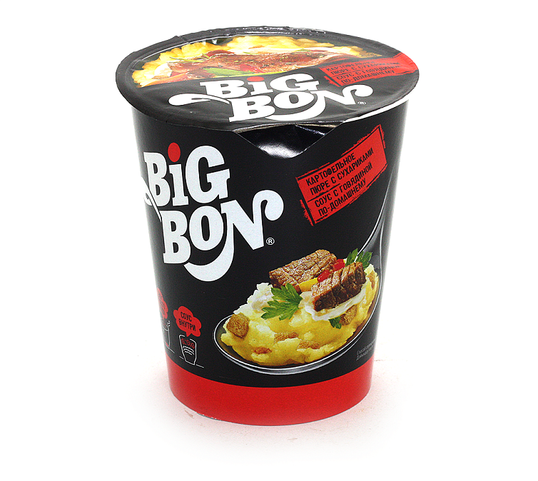 Пюре картофельное 60г Big Bon говядина Пюре картофельное 60г Big Bon говядина
