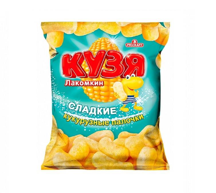 Палочки кукурузные 100г Кузя Лакомкин Палочки кукурузные 100г Кузя Лакомкин