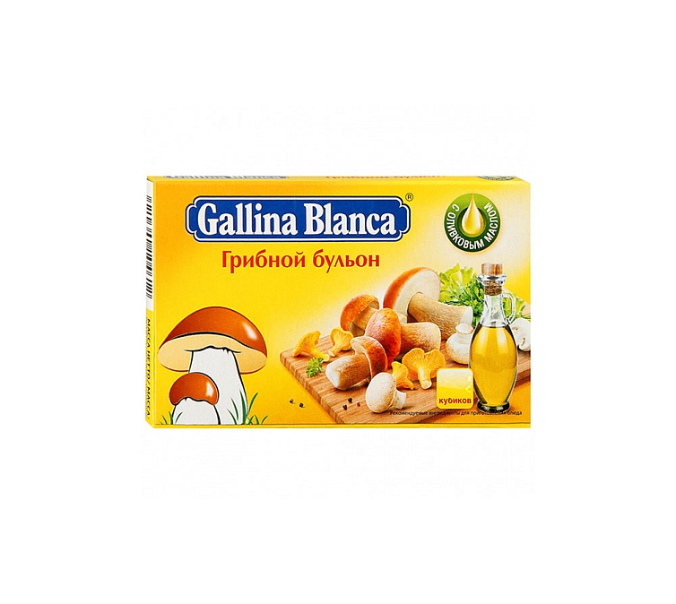 Бульон грибной 10г Gallina Blanca Бульон грибной 10г Gallina Blanca