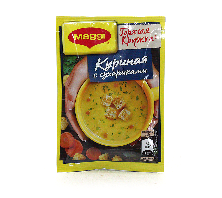 Магги Горячая Кружка Куриная с сухариками 19г Магги Горячая Кружка Куриная с сухариками 19г