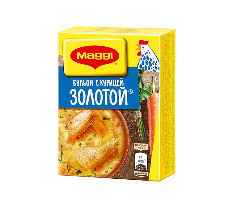 Магги Золотой Бульон 10г Куриный Магги Золотой Бульон 10г Куриный
